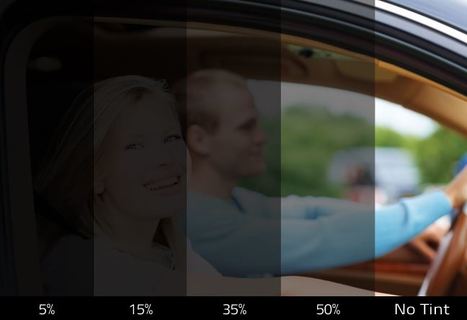 car tint film percentages